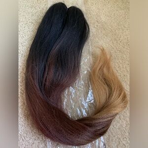 NWT synthetic braiding hair